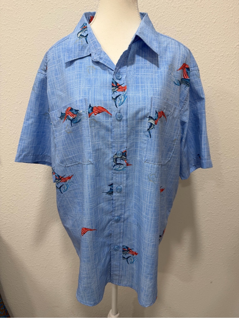 HAGGAR The Tuckless Shirt EUC